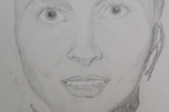 Sandro Ferrucci - Graphite on paper - year 1987 - detail from sketch block