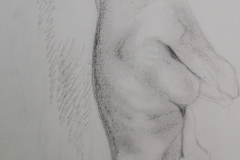 Sandro Ferrucci - Graphite on paper - year 1987 - detail from sketch block