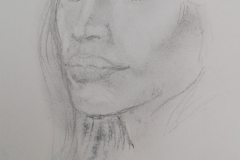 Sandro Ferrucci - Graphite on paper - 1993 - detail from sketch block