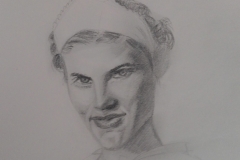 Sandro Ferrucci - Graphite on paper - 1993 - detail from sketch block