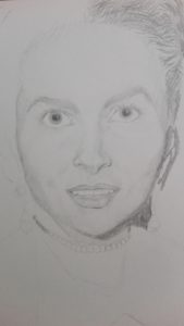 Sandro Ferrucci - grafite su carta - anno 1987 - dettaglio da blocco schizzi