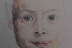 Sandro Ferrucci - grafite e matite su carta - anno 1986 - dettaglio da blocco schizzi