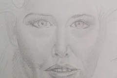 Sandro Ferrucci - Graphite on paper - 1990 - detail from sketch blocki